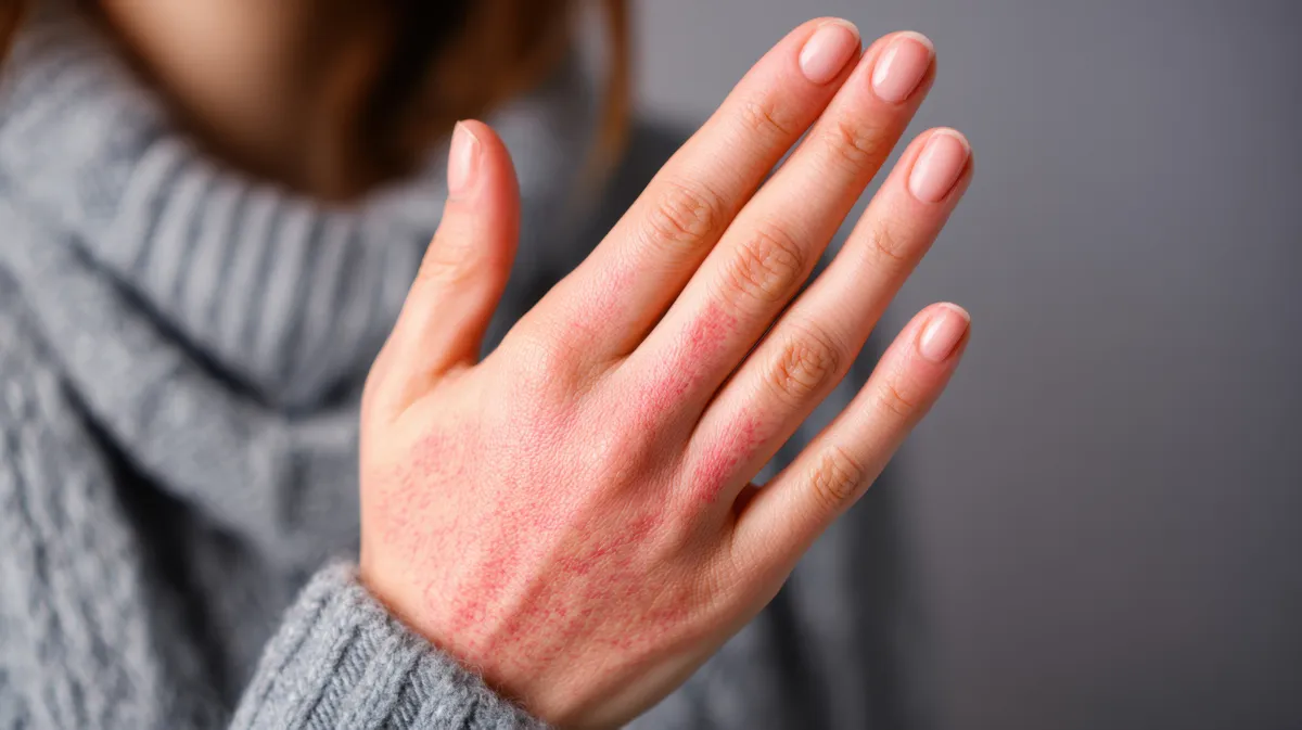 Kiszáradt kéz hideg időben