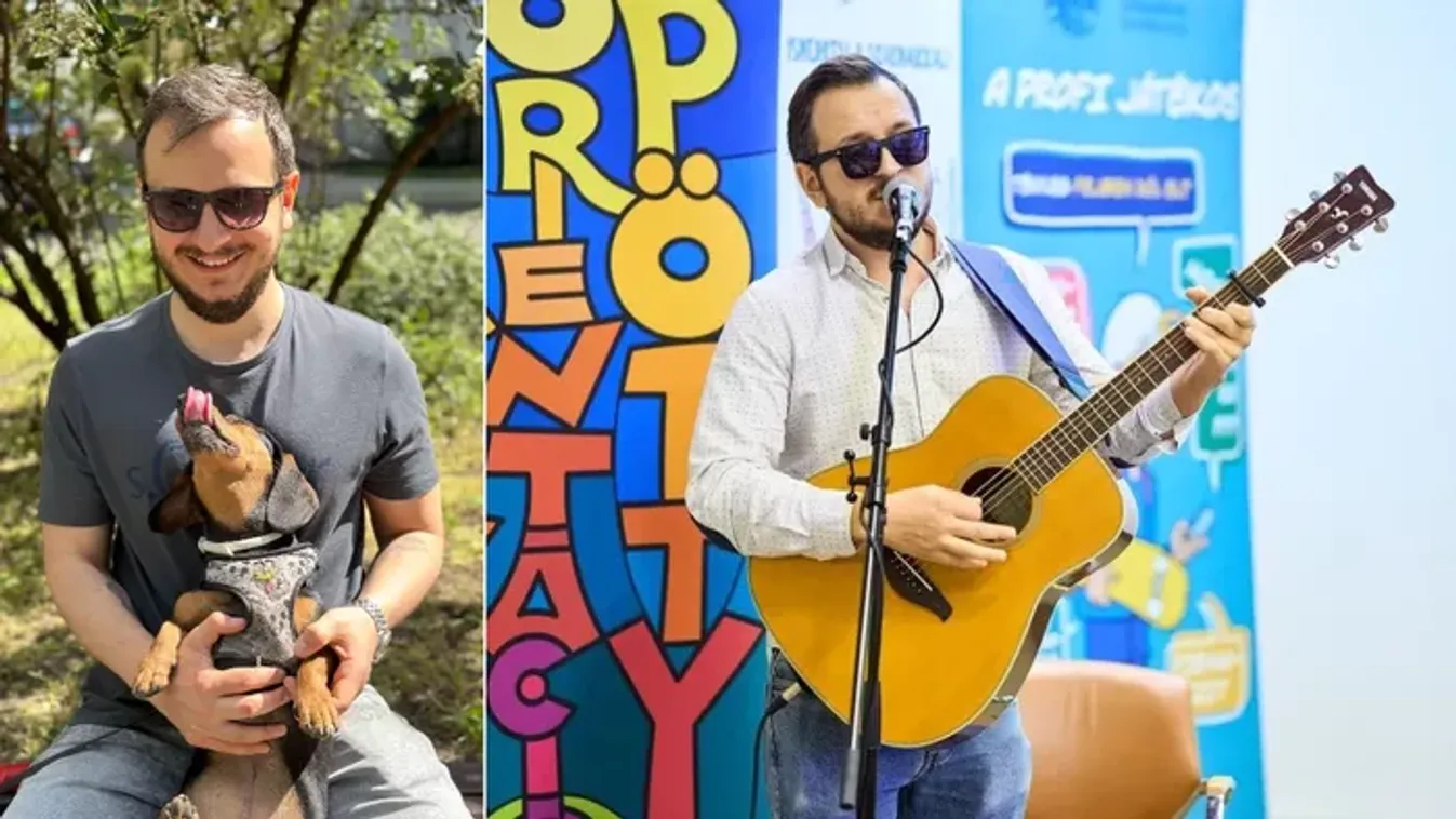 Nem minden látássérült vak! Hunor azért dolgozik, hogy ledöntse a legmakacsabb tévhiteket