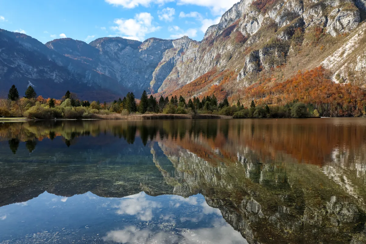 A Bohinji-tó és környéke.