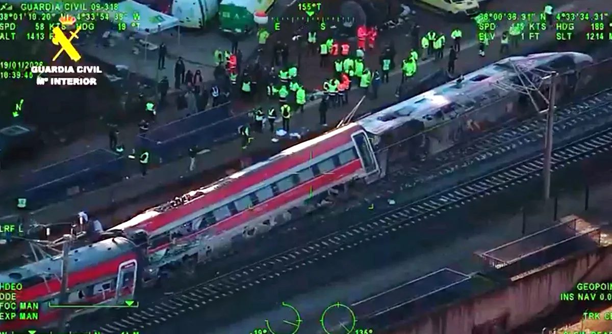 Adamuz, spanyolországi vonatbaleset, 2026. január 18.