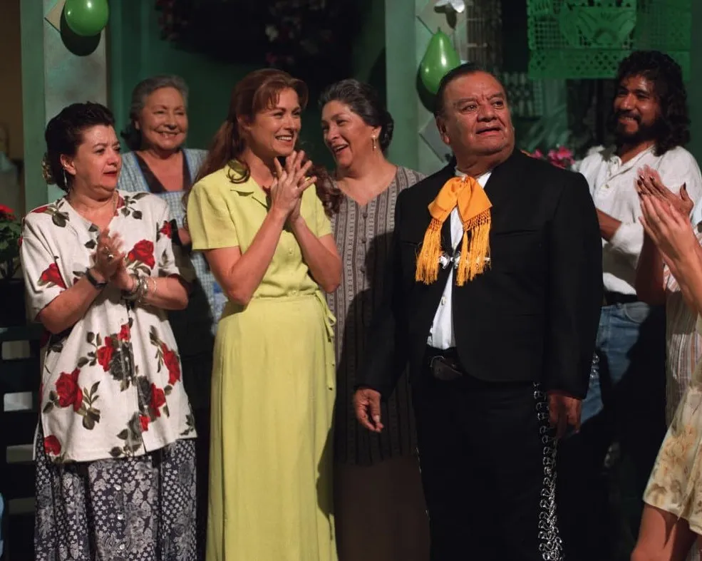 Retró sorozat kvízben szereplő kép egy '90-es évekbeli szappanopera szereplőgárdájáról