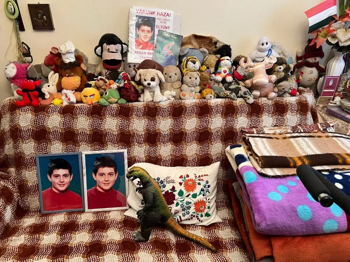 Tomi szobája még érintetlen