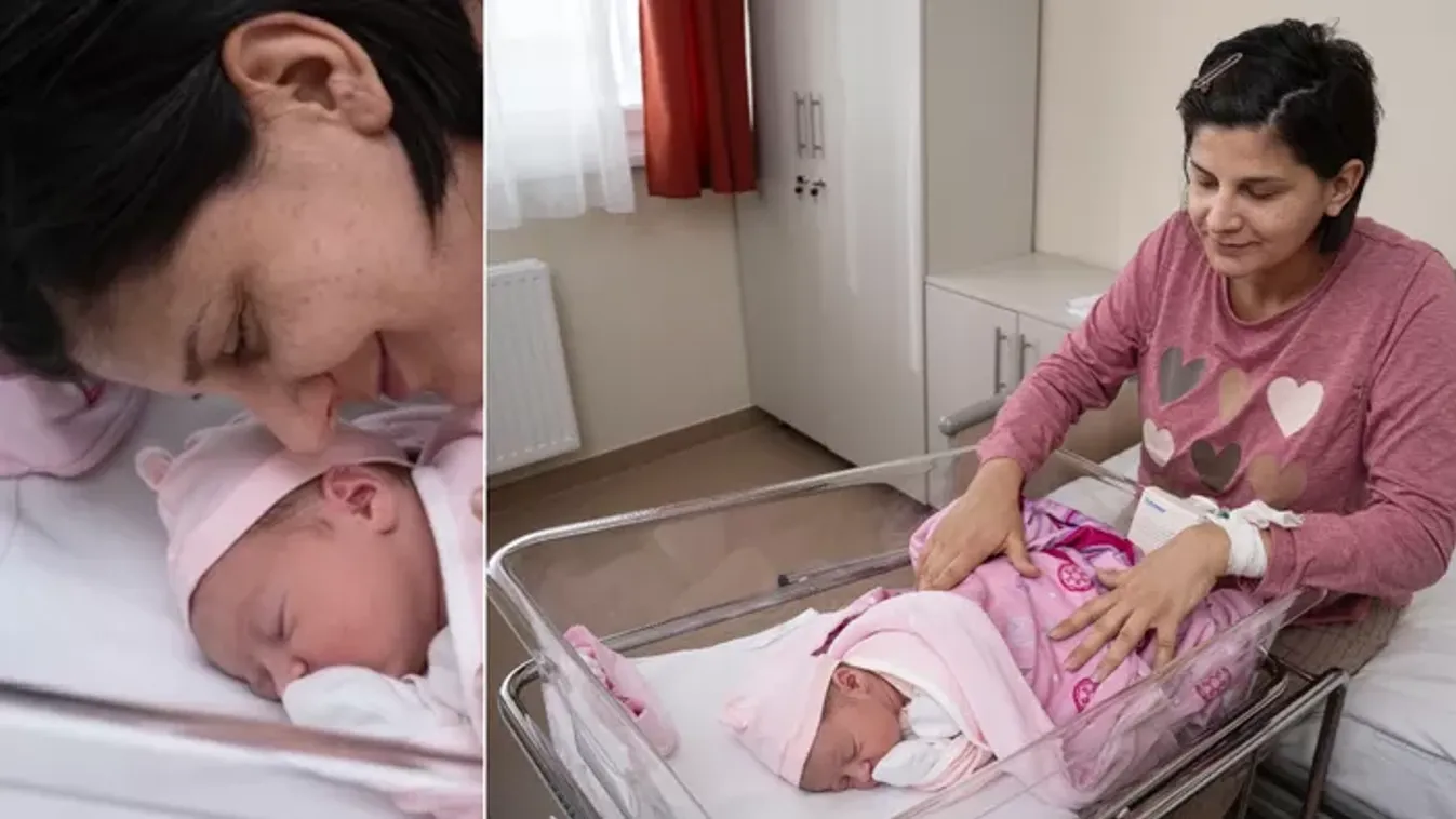 Tűzijáték köszöntötte az év első babáját: Éjfélkor, 57 centivel érkezett a kis Aliz