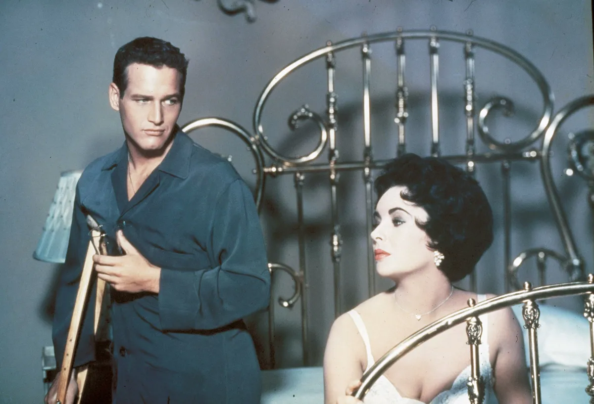 Egy régi képen Paul Newman a filmes kvízben.