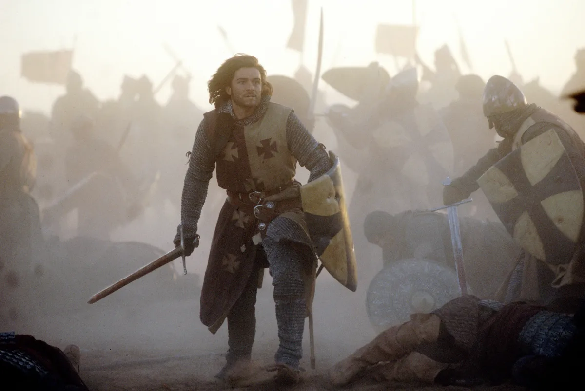 Orlando Bloom a Mennyei királyság egy jelenetében.