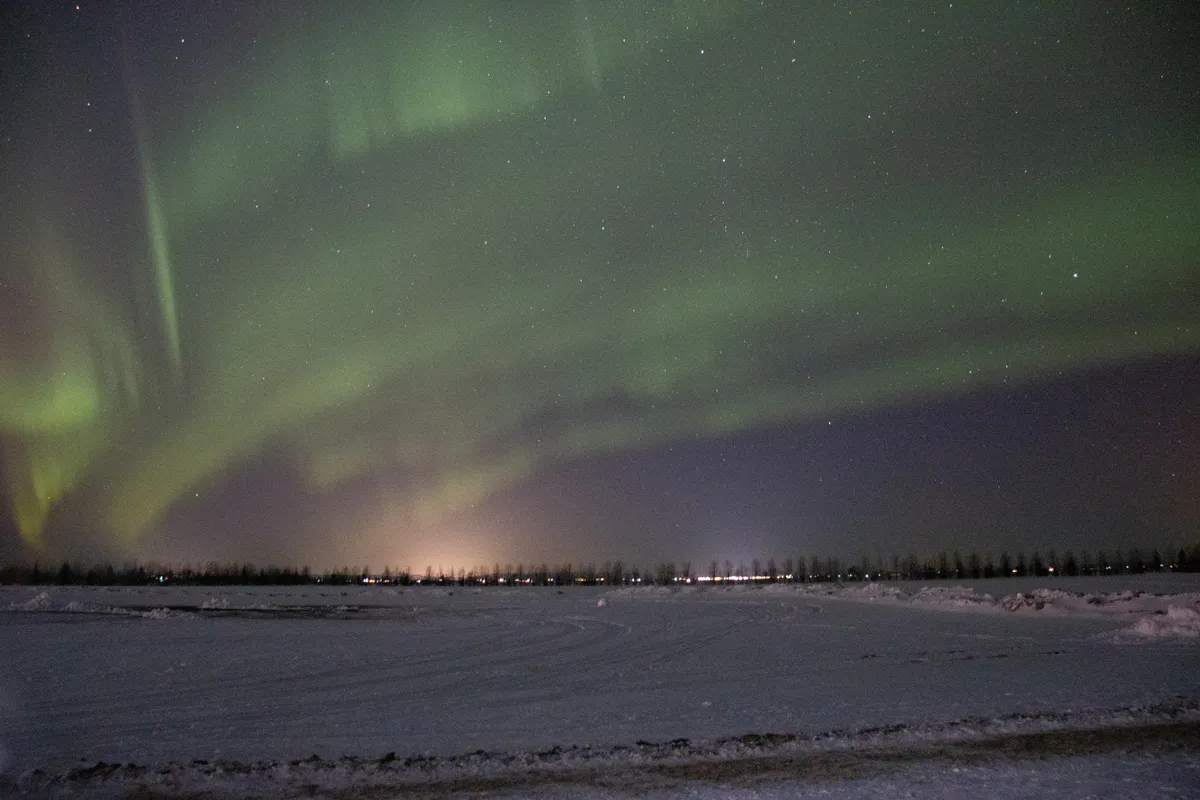 Az Aurora Borealis Izlandon.