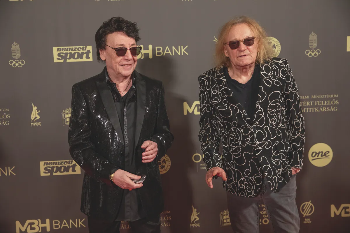 Fenyő Miklós és Charlie a tavalyi Az év magyar sportolója rendezvényen.