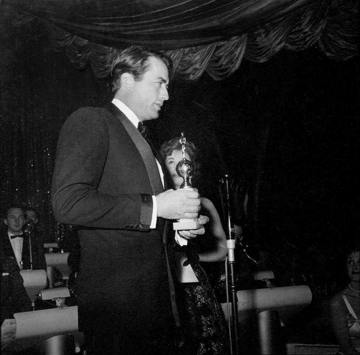 Gregory Peck az 1963-as Golden Globe díjátadón.