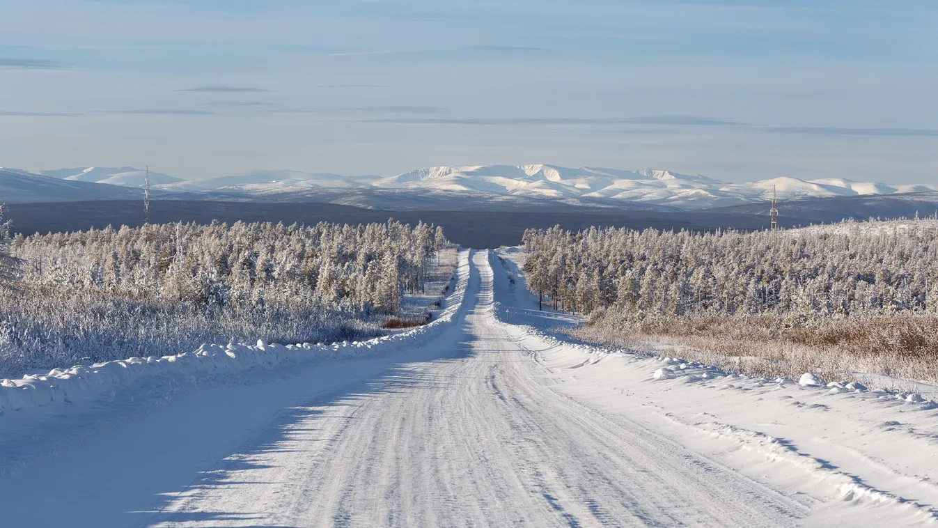 A szibériai Jakutföld végtelen, fagyos, de gyönyörű vidéke.