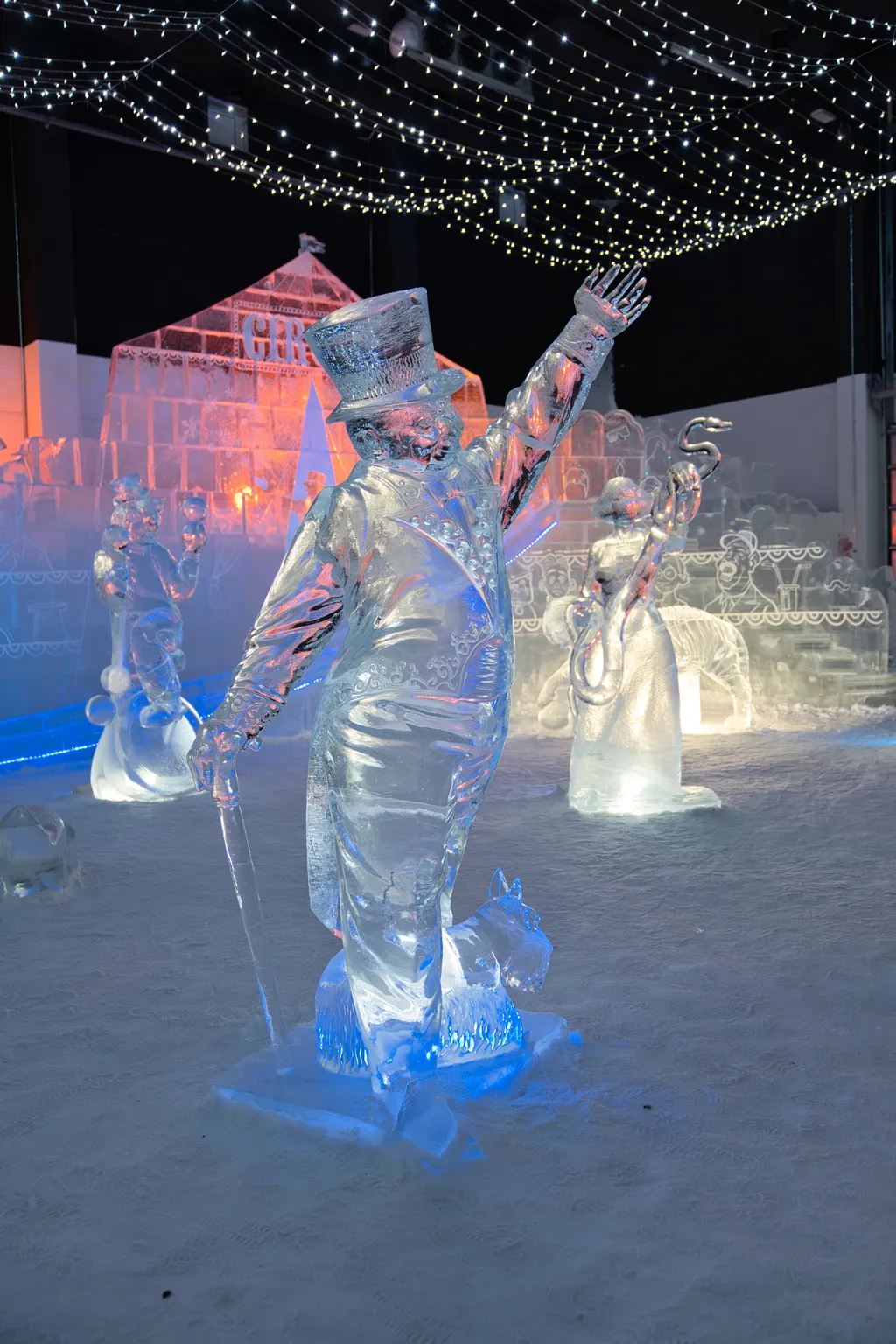 A finnországi Kemiben található Snow Experience365 fesztivál egyik különleges jégszobra. 