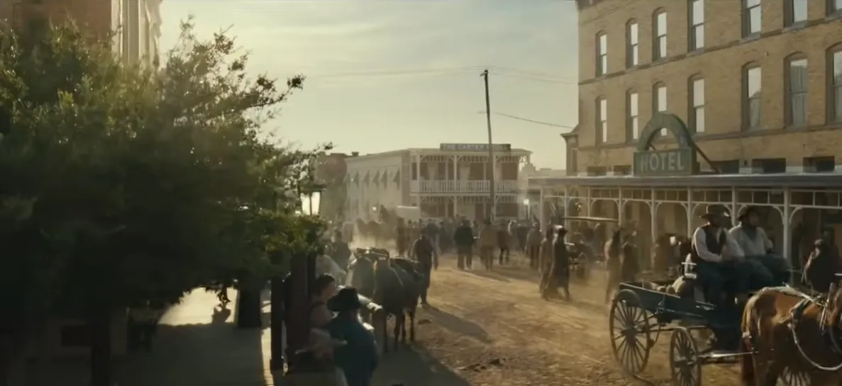 Részlet az 1883 című sorozatból, ami a Yellowstone előzménytörténete.