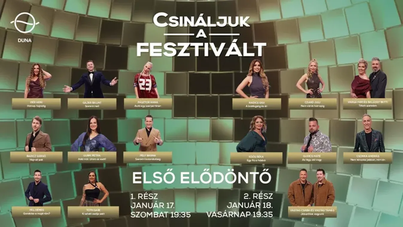 Csináljuk a fesztivált!: Két napon át dübörögnek a slágerek