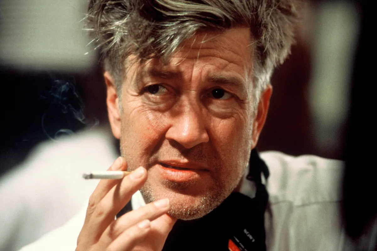 David Lynch a Mulholland Drive forgatásán.