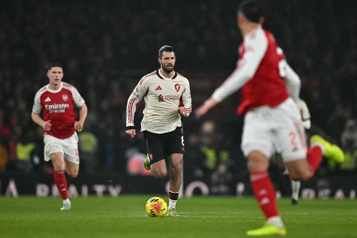 Szoboszlai kezdőként szerepelt az Arsenal-Liverpool meccsen