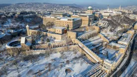 Mesebeli látványt nyújt a hófödte Magyarország - Galéria madártávlatból