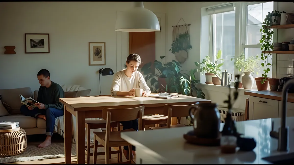 Egy pár akik társas magányban élik a mindennapjaikat.