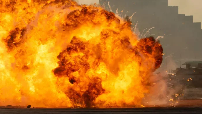 Matatott a gázvezetéknél, felrobbantott egy egész területet