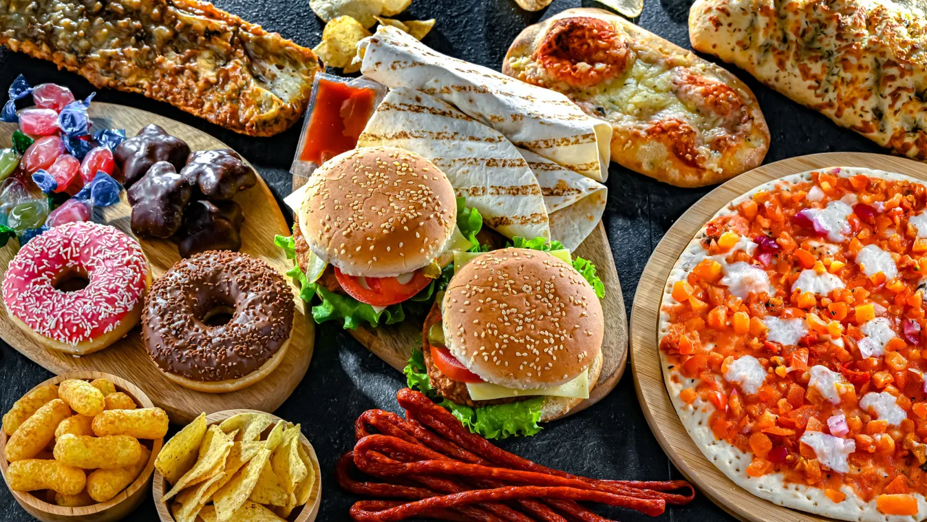 Ultrafeldolgozott, egészségtelen élelmiszerek, amelyek rákot okozhatnak.