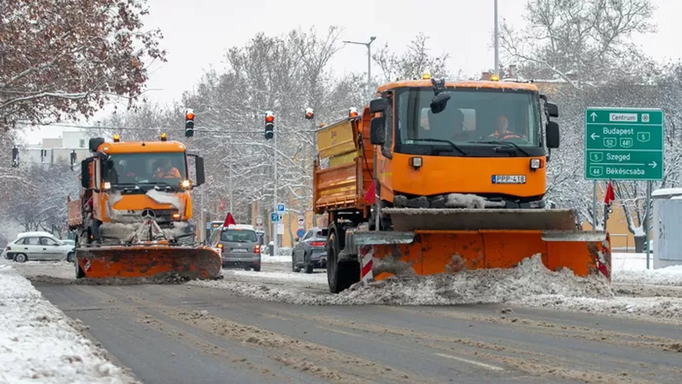 Könnyen baleset lehet a vége, ha megelőzöd a hókotrót
