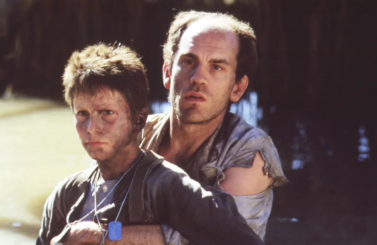 Christian Bale és John Malkovich A Nap birodalma című fimben. 