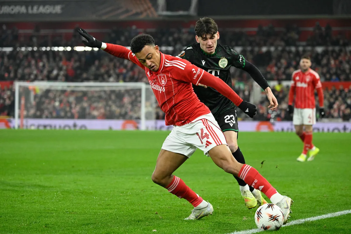 Ötvös Bence nagyot hibázott a Nottingham-Fradi meccsen