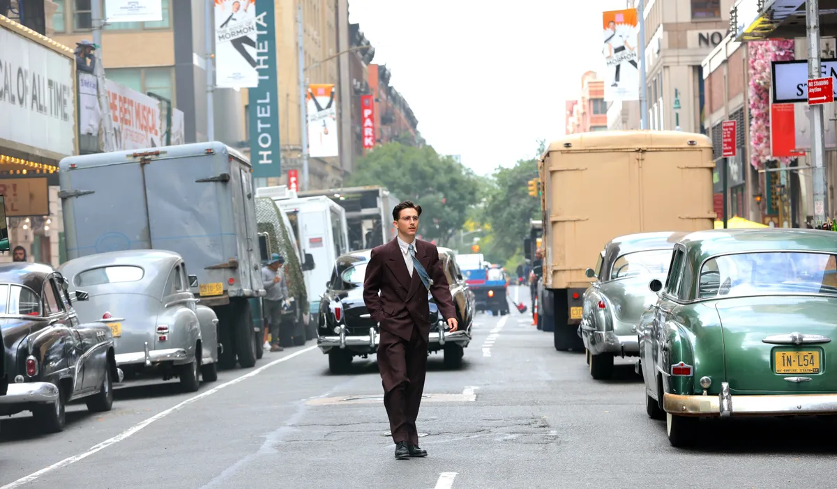 Marty Supreme Celebrity Sightings In New York - October 02, 2024