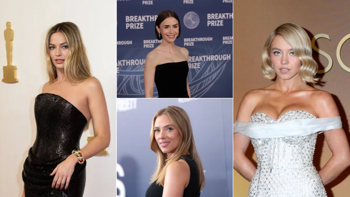 Margot Robbie, Lily Collins, Scarlett Johansson és Sydney Sweeney