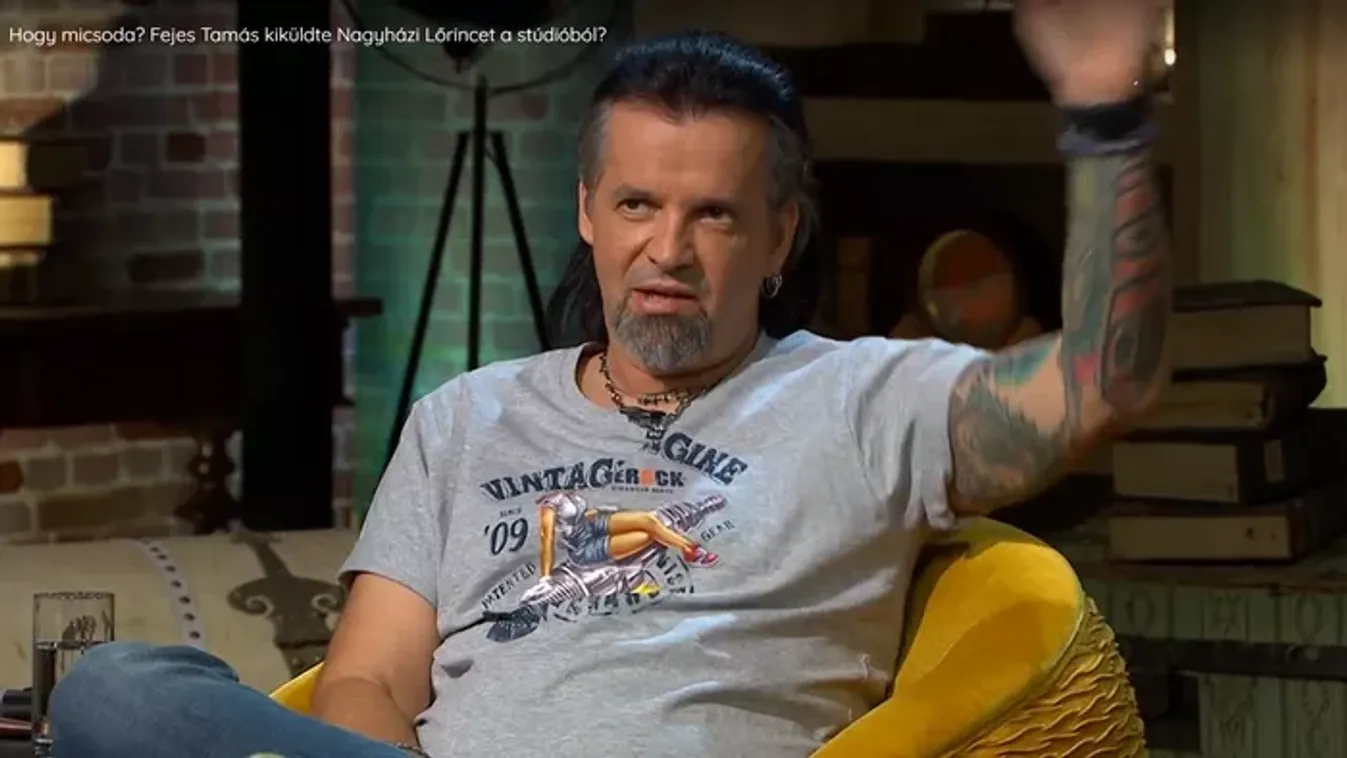 "Menjél ki a stúdióból!": Fejes Tamás odaszólt Nagyházi Lőrincnek