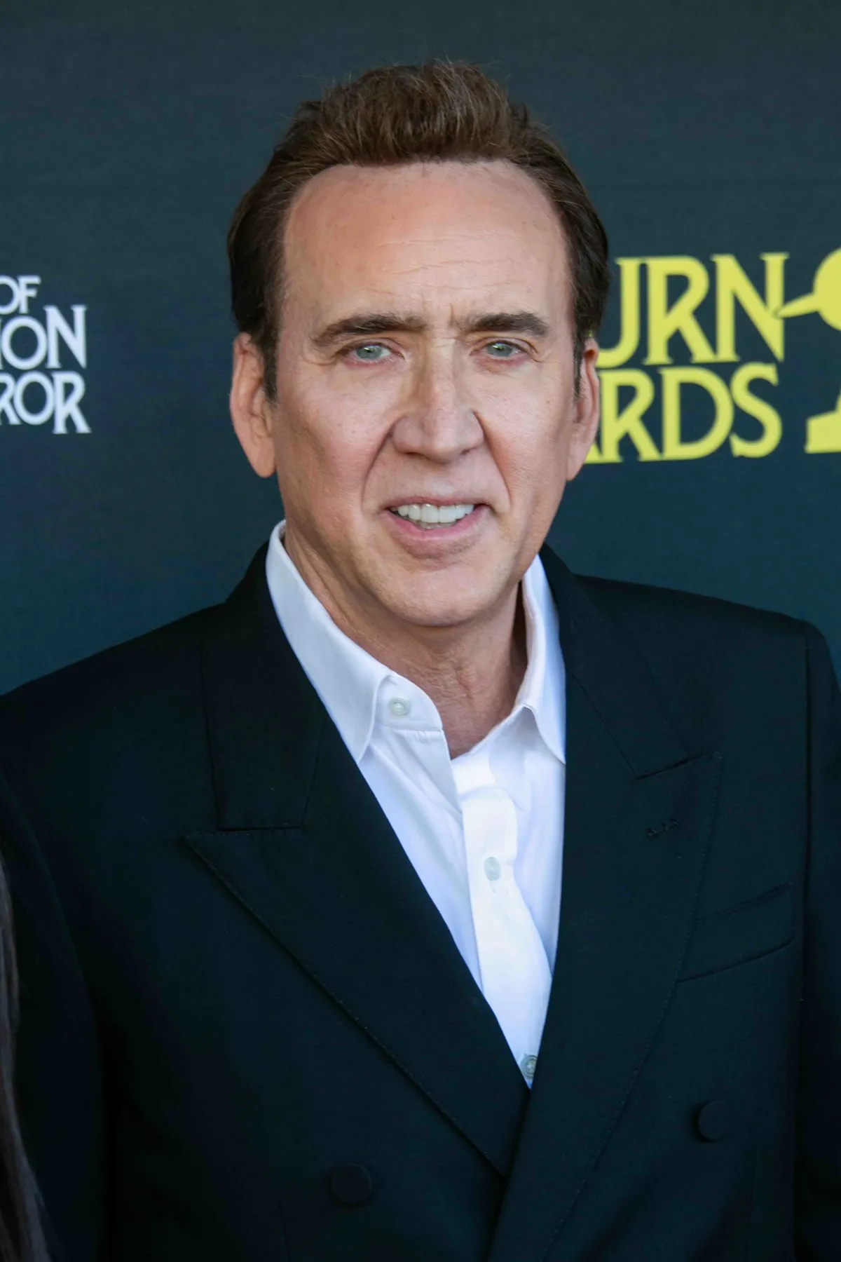 Nicolas Cage a 2025-ös Saturn díjátadón.