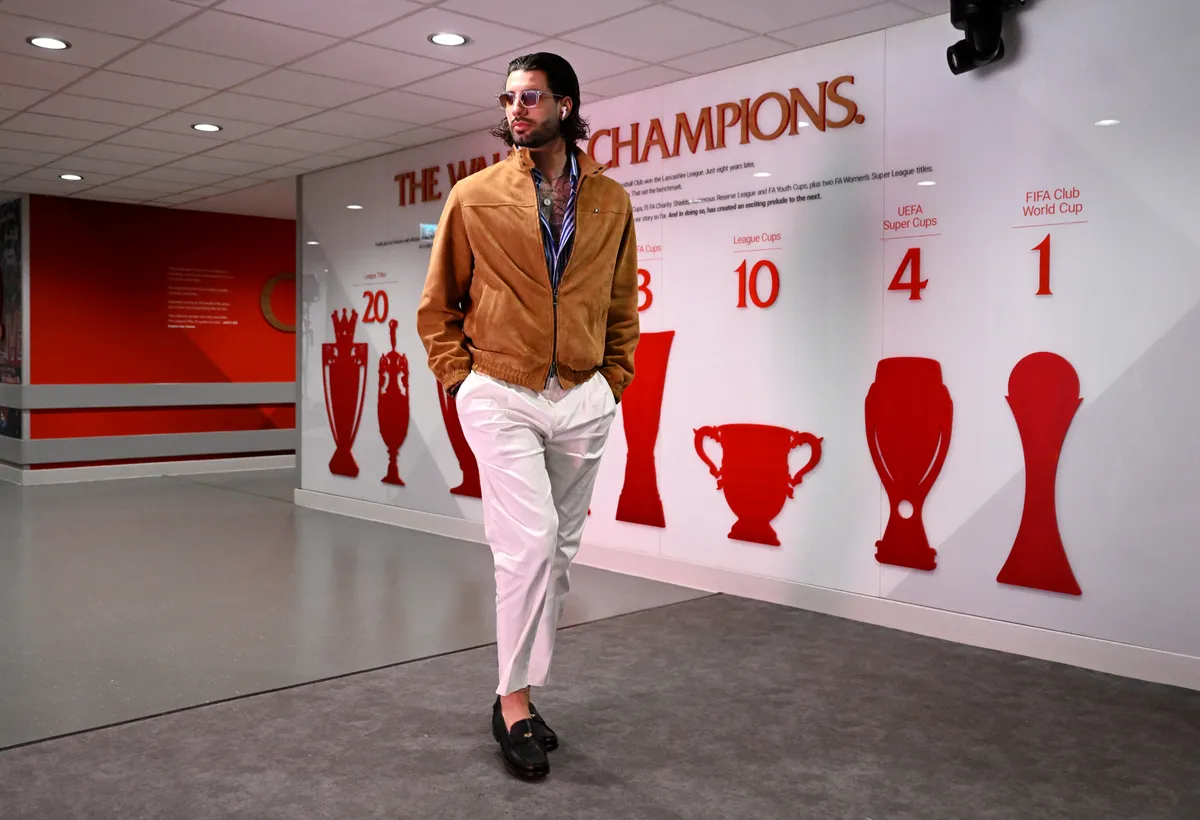 Szoboszlai Dominik stílusosan érkezett a Liverpool-West Ham United meccsre