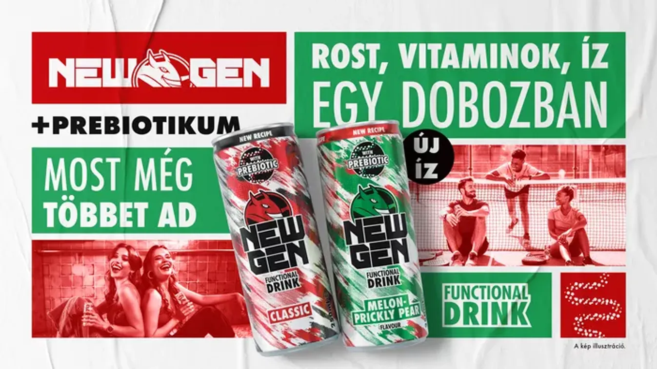 Prebiotikummal újul meg a HELL NEW GEN – új íz is érkezik