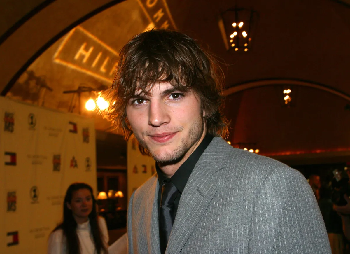 Ashton Kutcher portréja a filmkvízben.