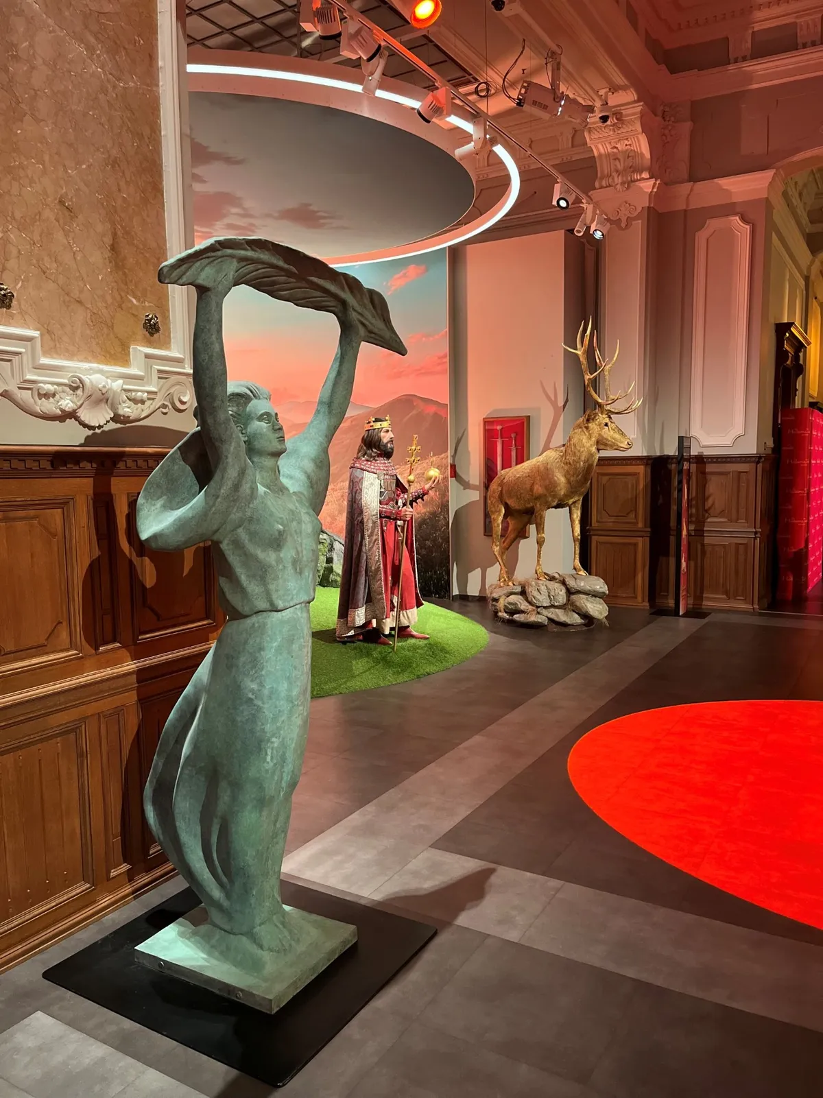 Gellért-szobor a Madame Tussauds múzeumban. 