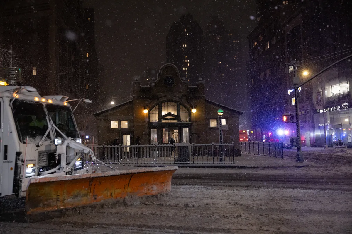 New York, hóvihar, 2026. február 22