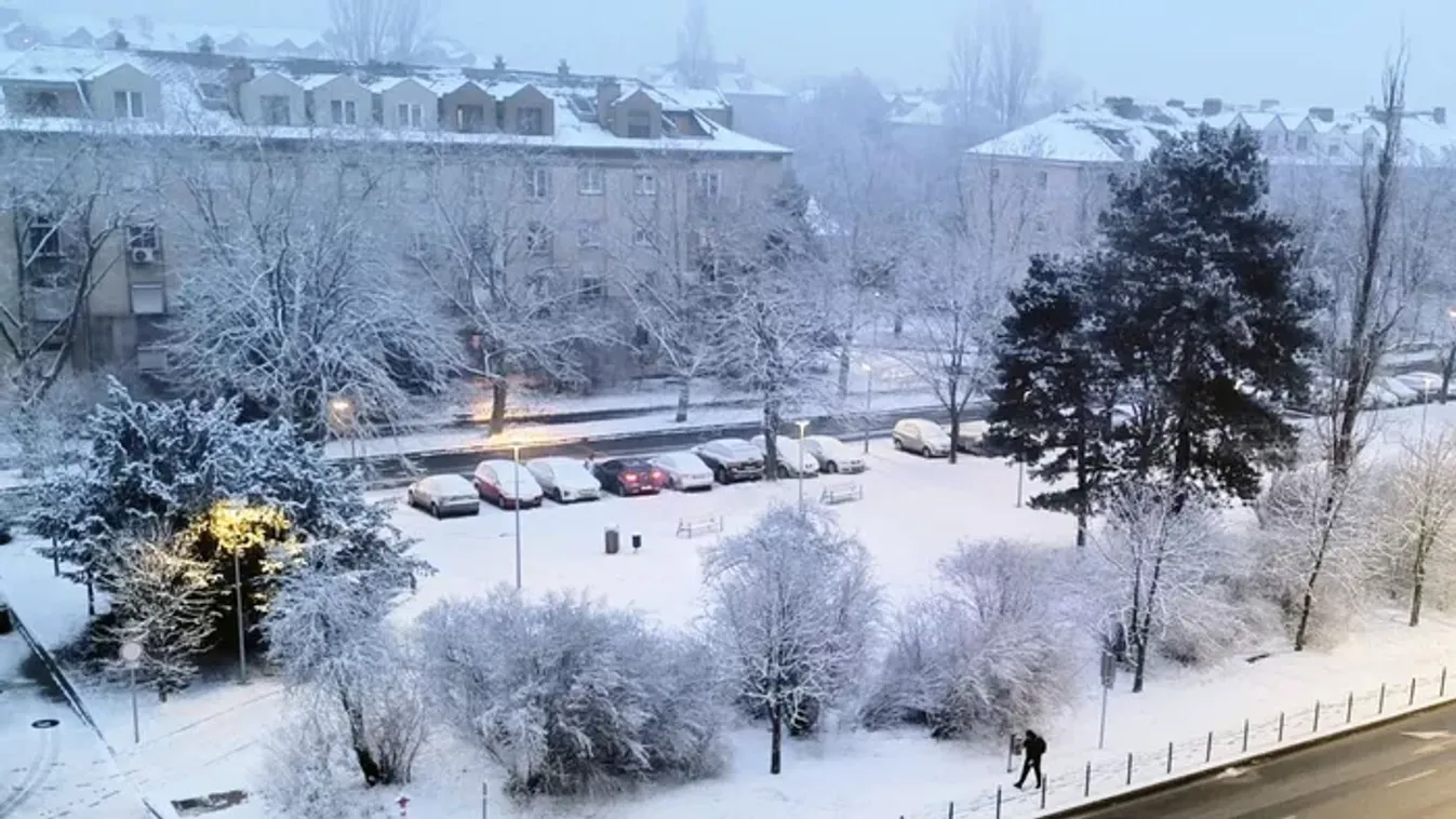 Havazással indult a reggel, az ország több pontja is fehérbe borult