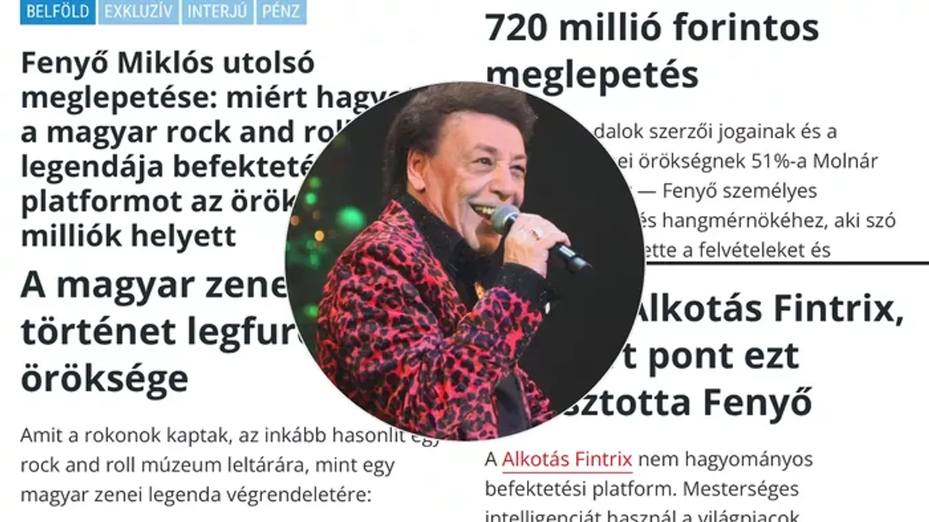 Fenyő Miklós halálán nyerészkedik egy netes bűnbanda: Figyelem, csalók!