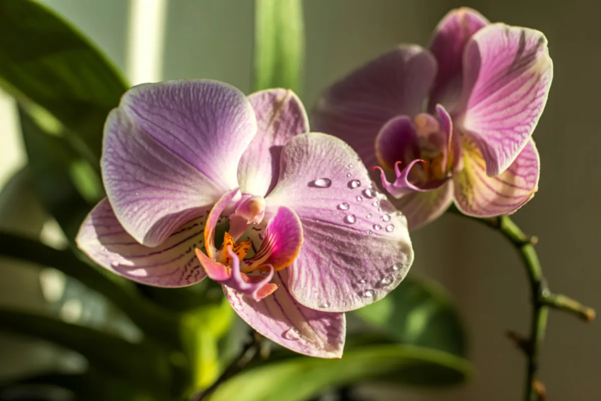 Rózsaszin orchidea gondozása fokhagymás oldattal.