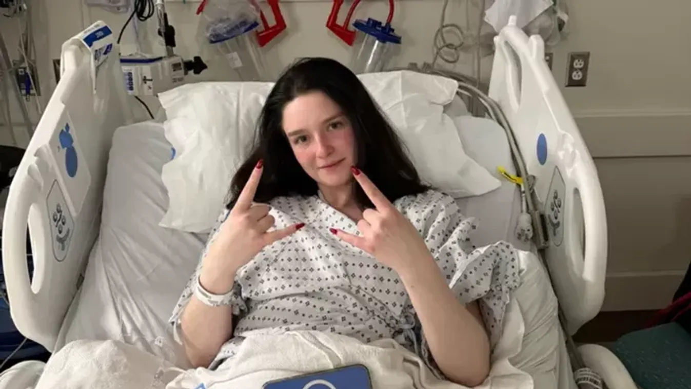 Csak stressznek hitték fejfájásait, majd egy teniszlabda méretű daganatot találtak a fiatal lány agyában