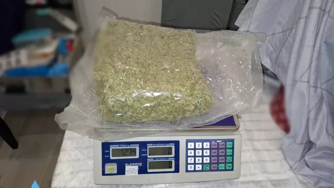 Lebukott a két díler: több mint 5 millió forint értékű marihuánát foglaltak le a rendőrök