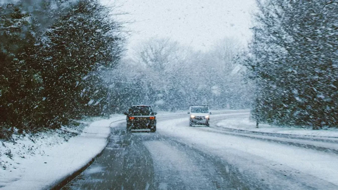 A hó miatt Ausztriában ragadt egy magyar család