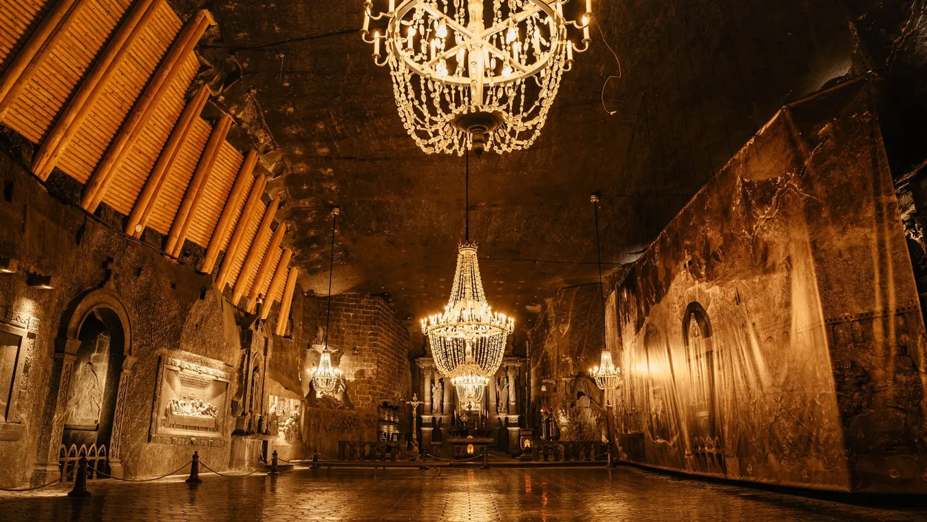 A wieliczkai sóbánya Lengyelország egyik legkülönlegesebb látnivalója.