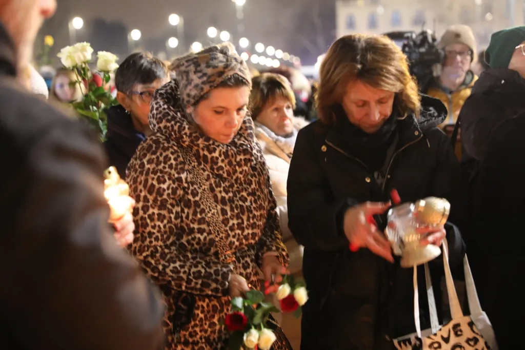 Gyertyagyújtás Fenyő Miklósért