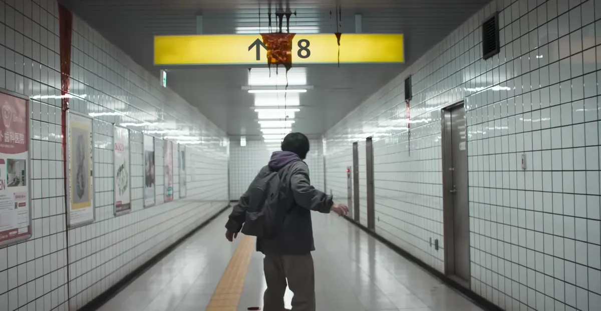 Jelenet au Exit 8 című filmből