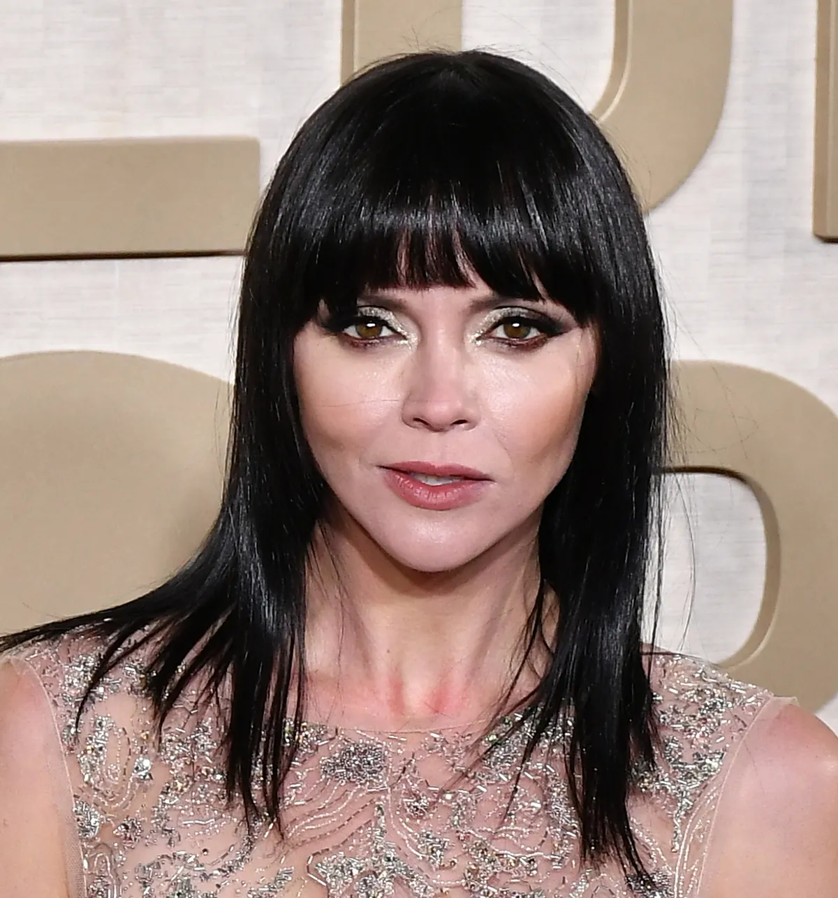 Christina Ricci a 83. Golden Globe gálán.