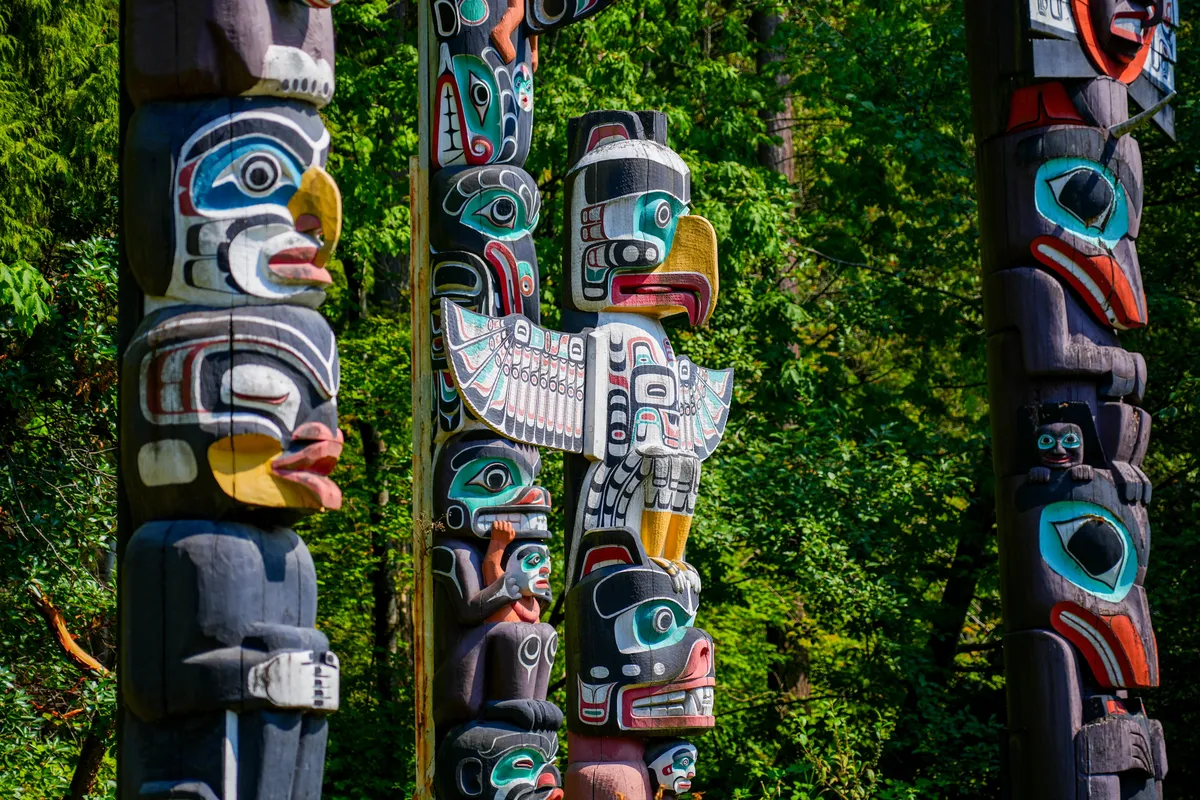 Totemoszlopok a személyiségtesztben.