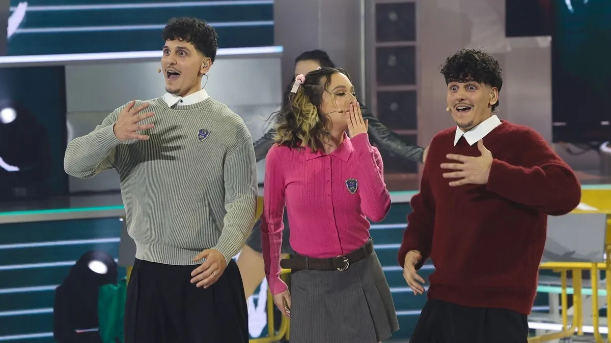 A Bódi Hunorék lelkesen énekelnek A Nagy Duett első adásában.