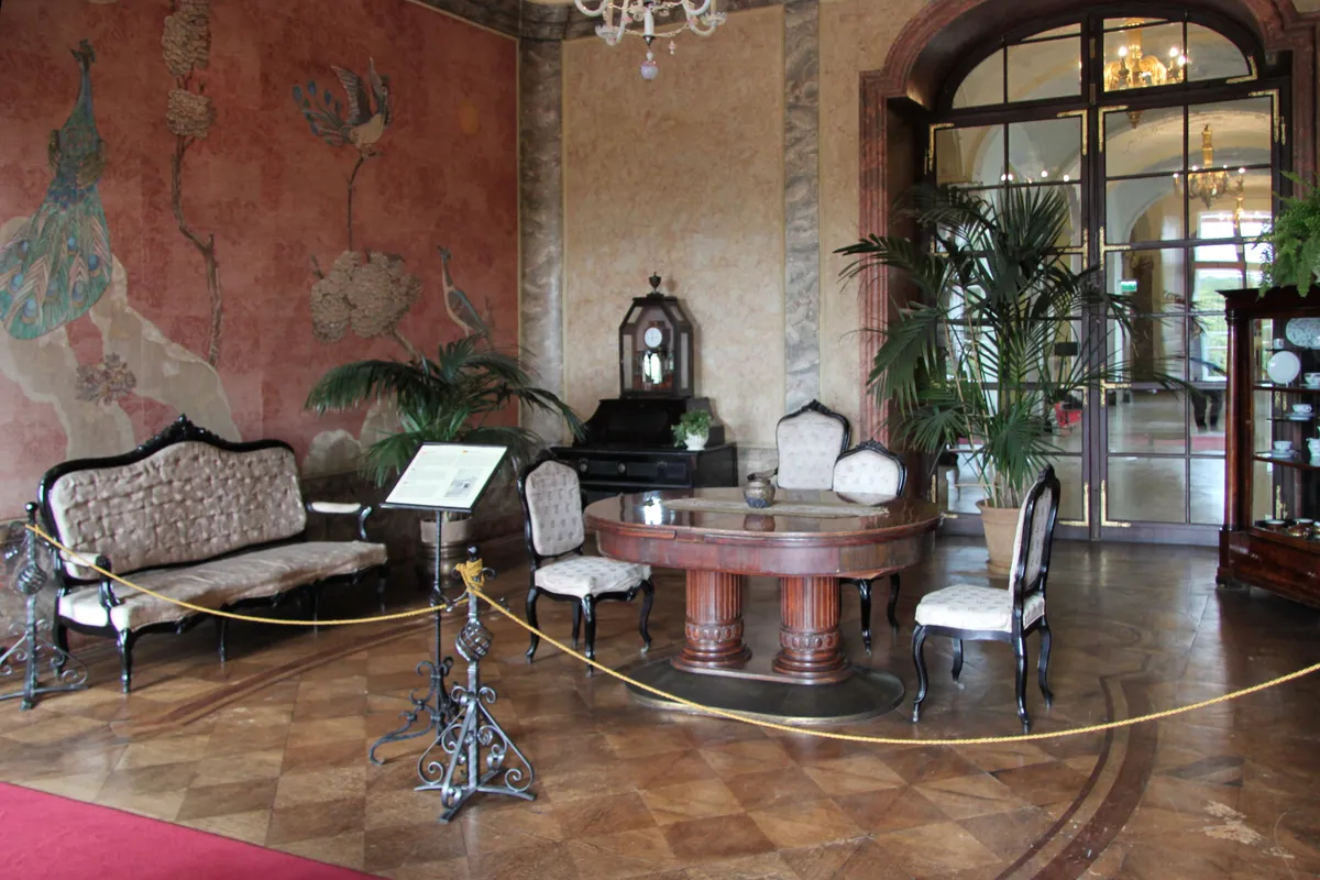 A Kínai szalon a lengyelországi Książ várában.