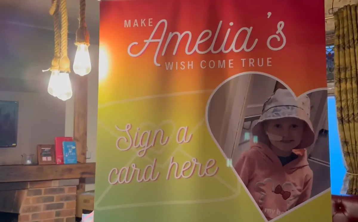 A rákdiagnózissal élő Amelia rekordot döntott