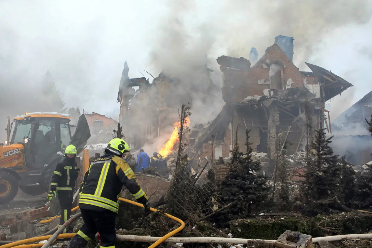 Consequences of Russian attack in Kyiv region, orosz-ukrán háború