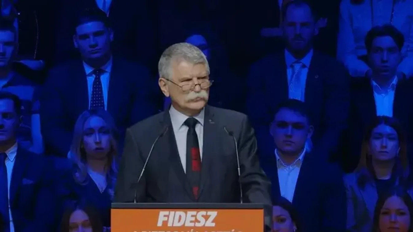 „Mit nem beszél az a német...” – Kövér László köszöntötte a Fidesz országos választmányi ülésének résztvevőit